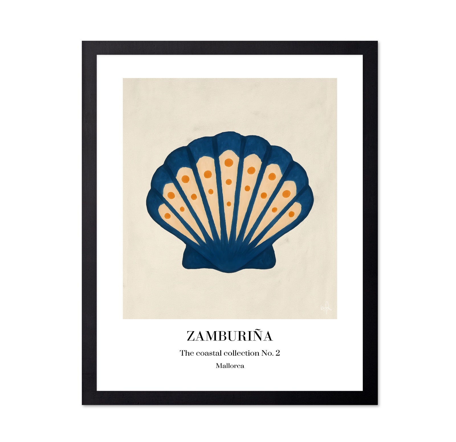 Blue Coastal Shell