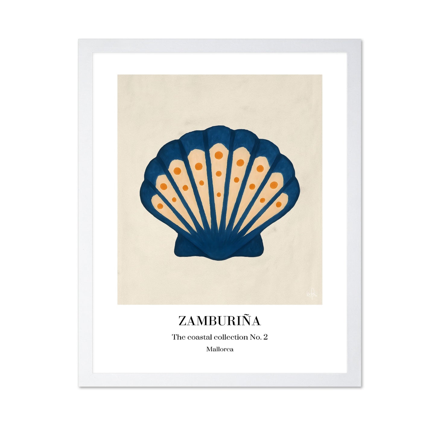 Blue Coastal Shell