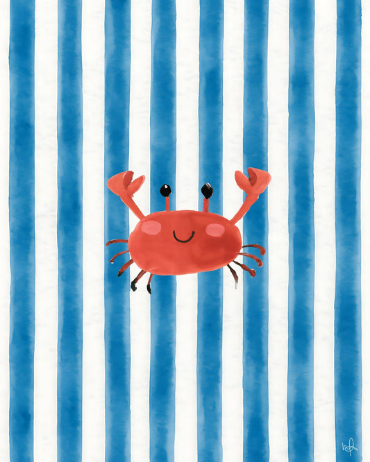 Smiling Red Crab No1