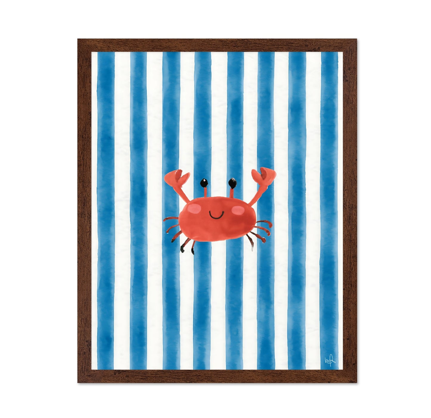 Smiling Red Crab No1