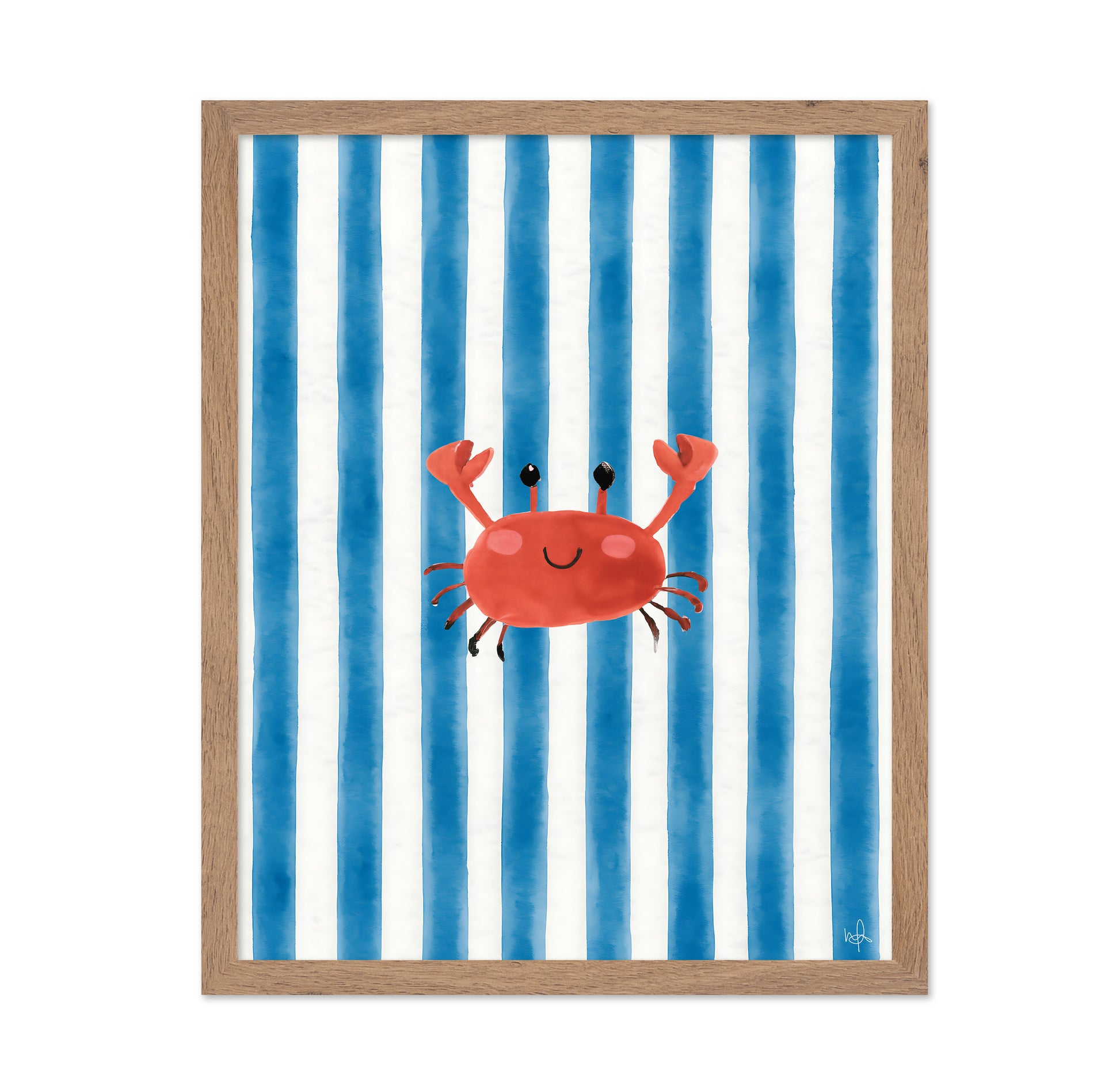 Smiling Red Crab No1