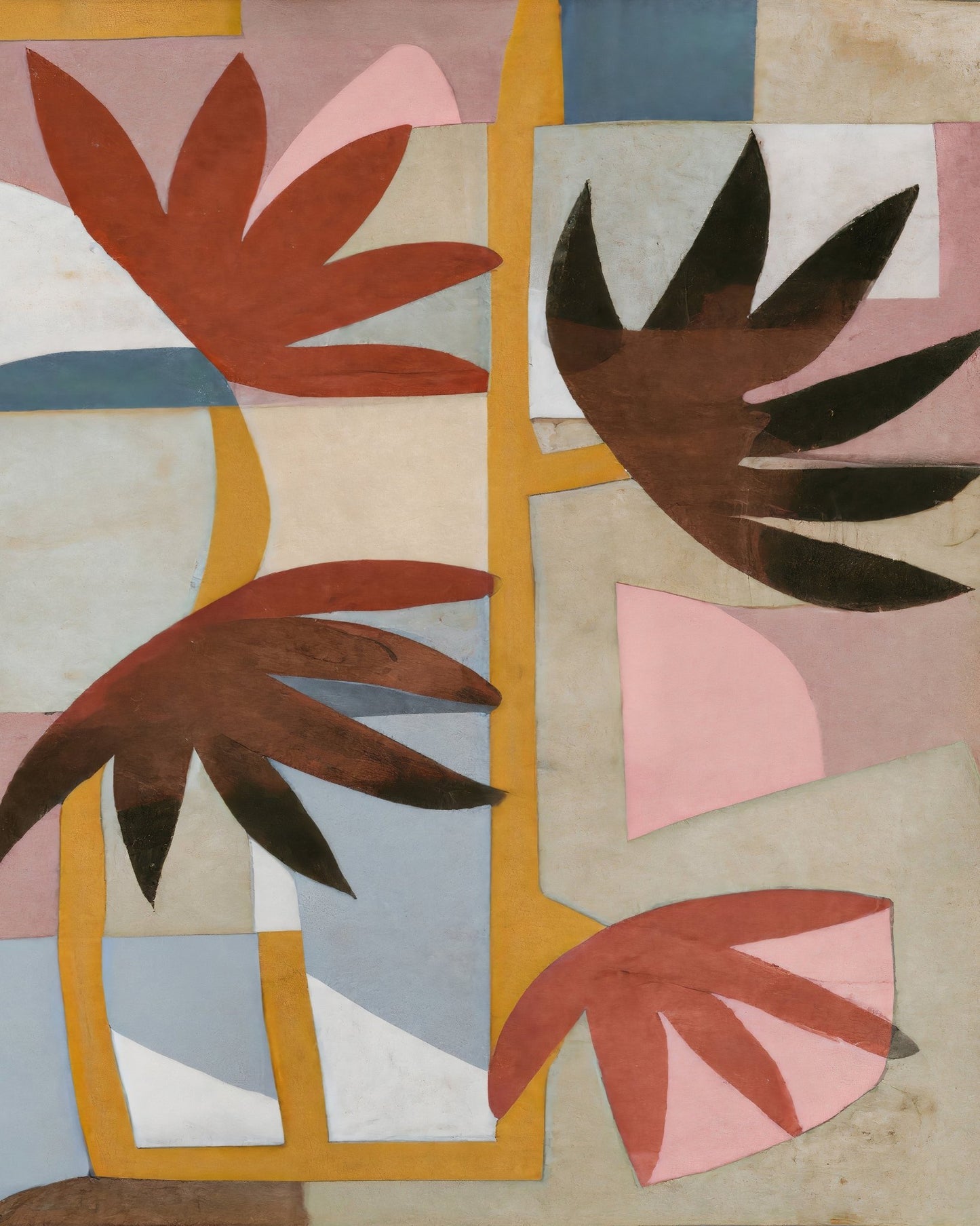 Tropical Leaf Blocks