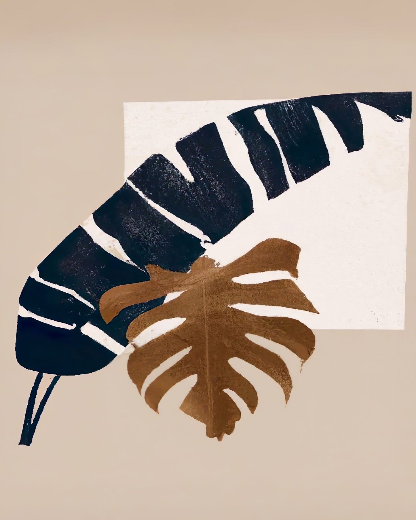 Abstract Tropical Leaves No2