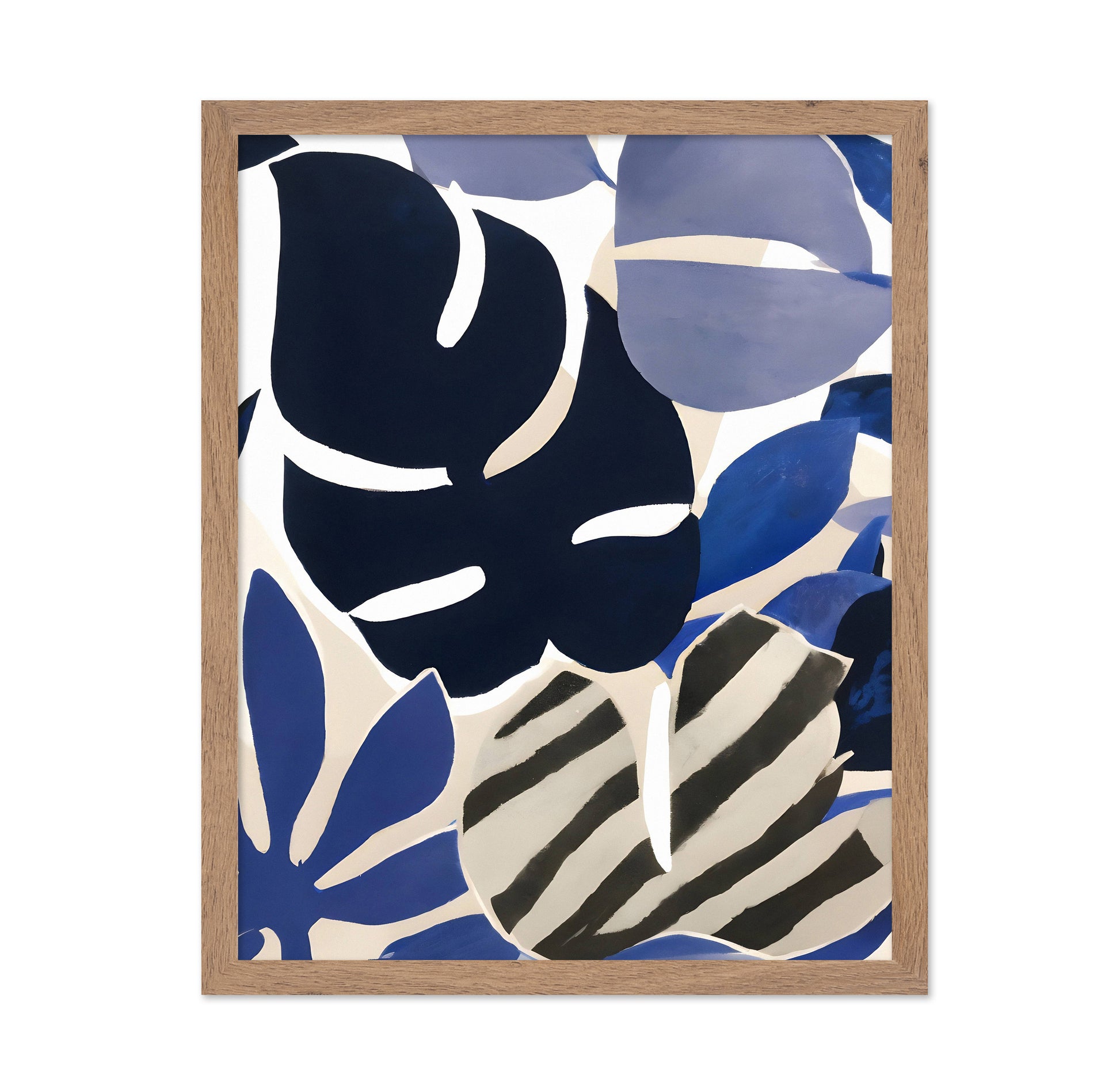 Blue Botanical Pattern