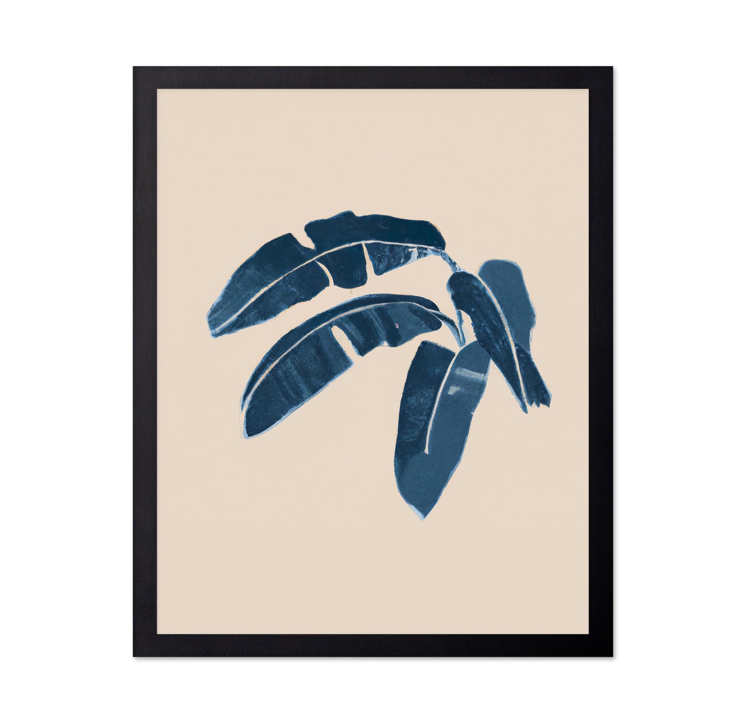 Indigo Palm Leaves