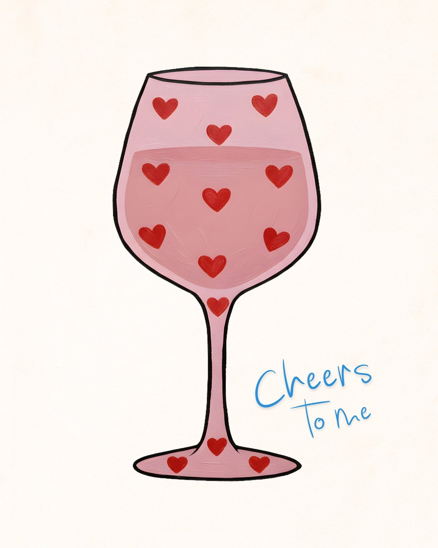 Cheers Wine Glass No2