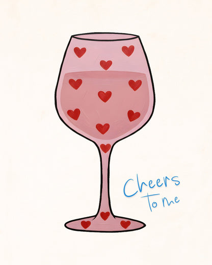 Cheers Wine Glass No2