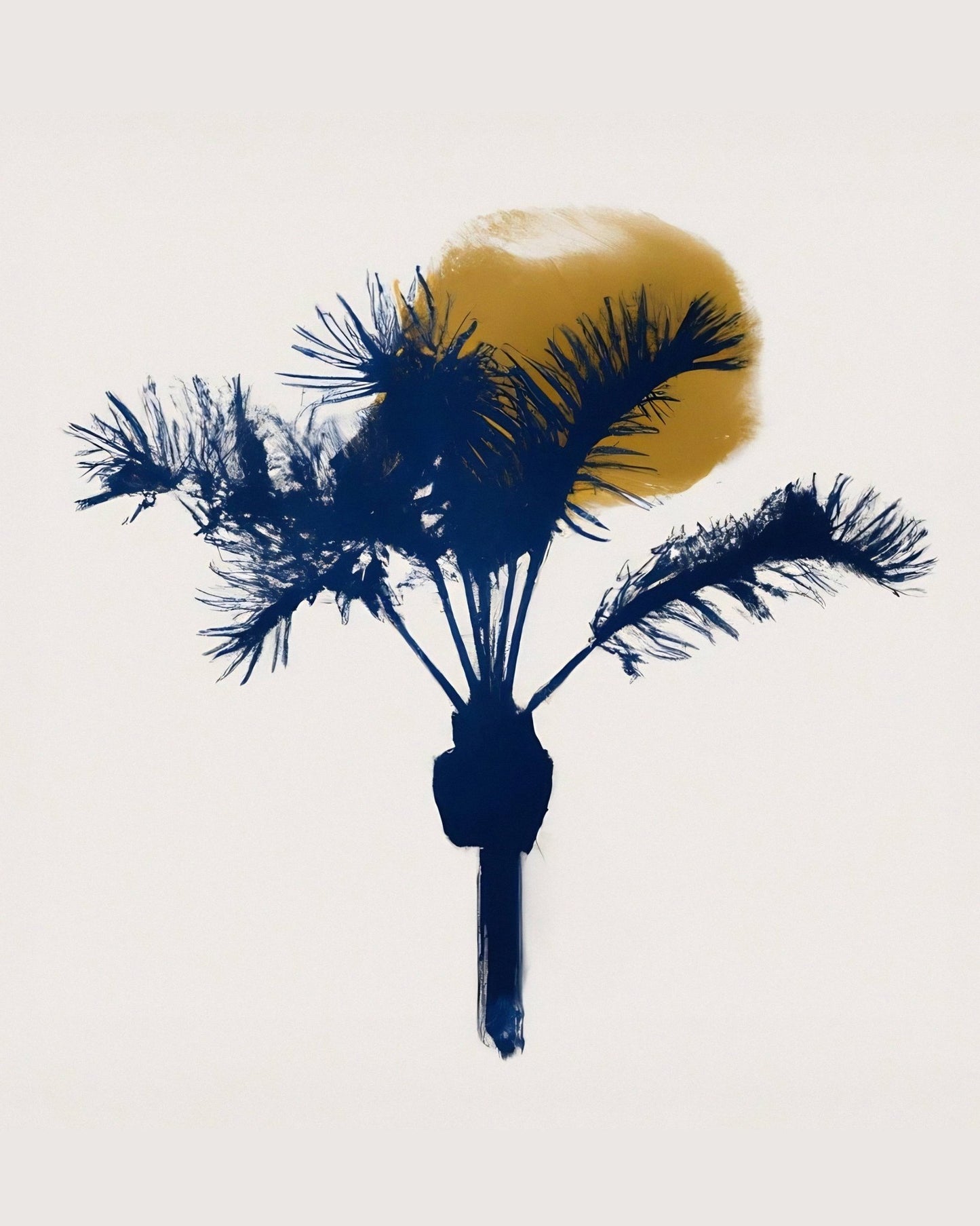 Sunset Palm Silhouette No1