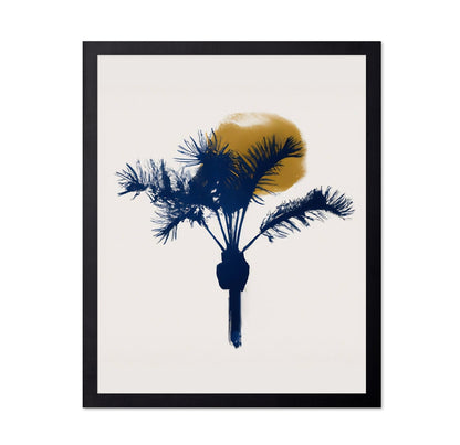 Sunset Palm Silhouette No1
