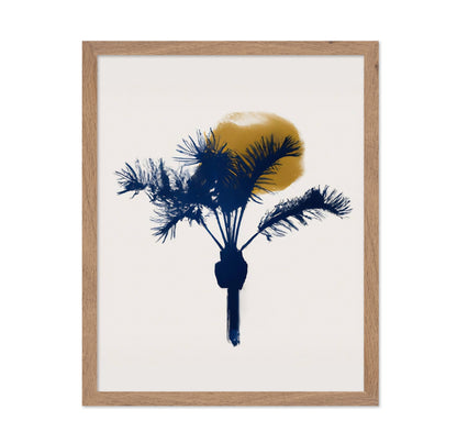 Sunset Palm Silhouette No1