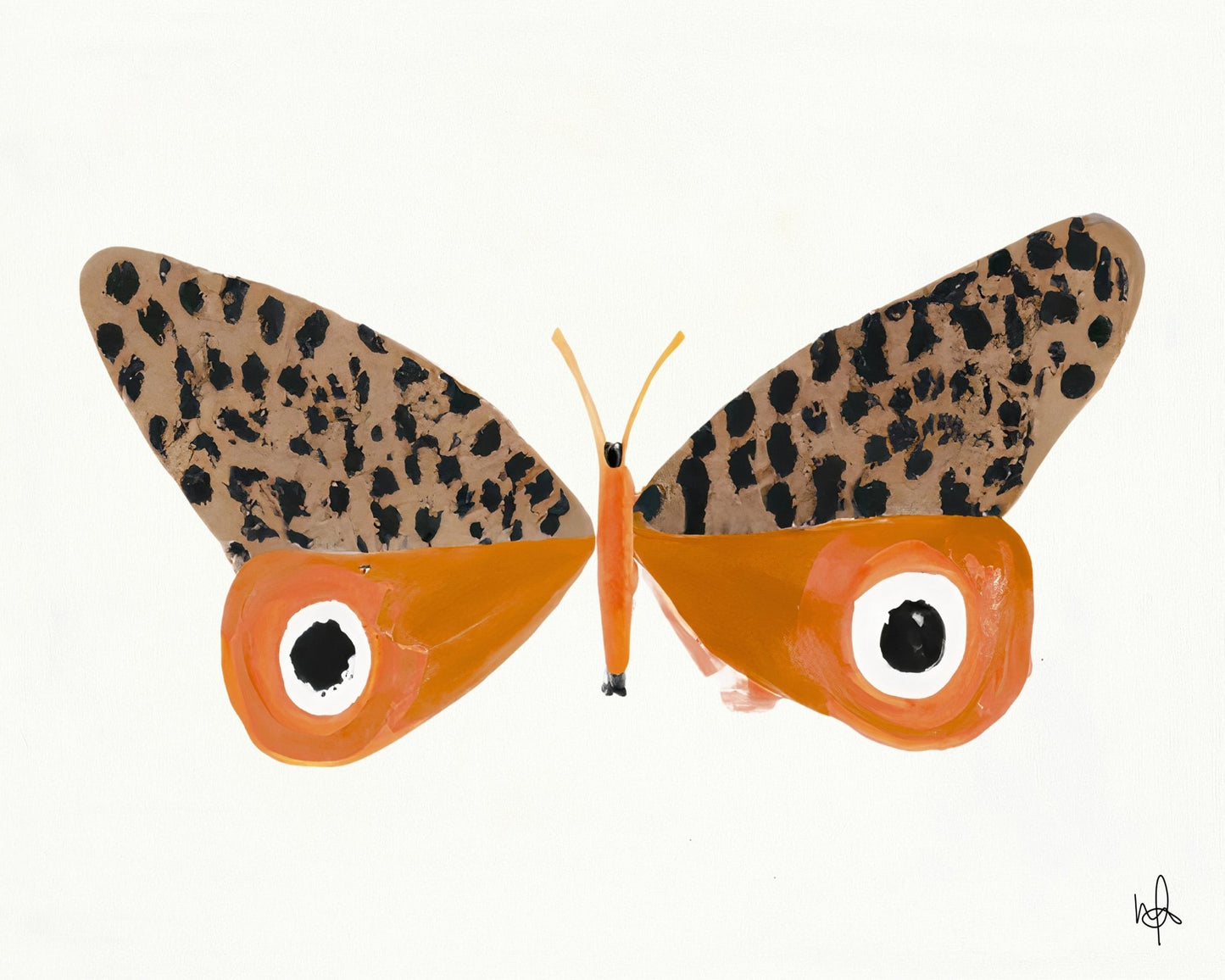 Abstract Butterfly Form