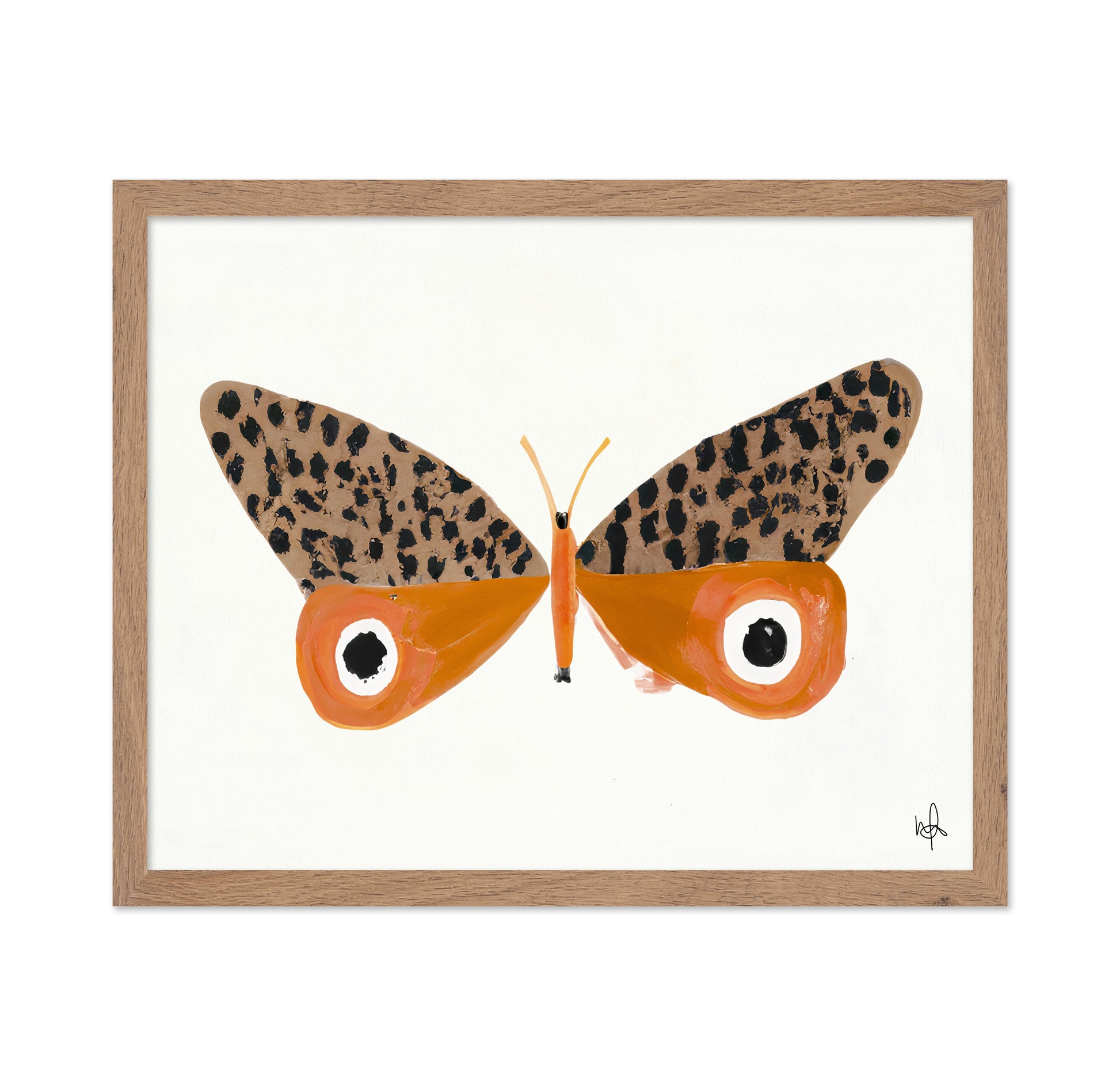 Abstract Butterfly Form