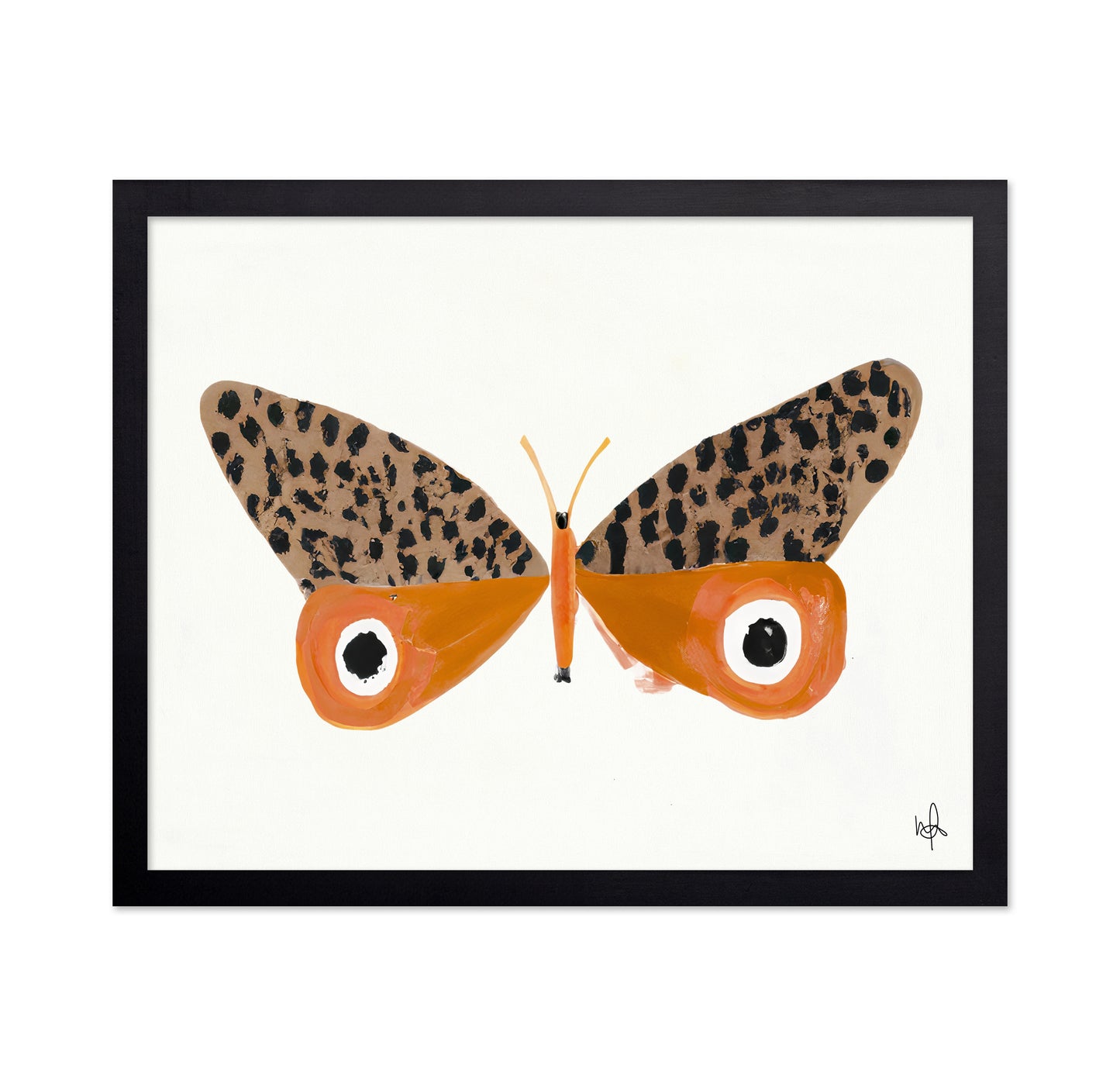 Abstract Butterfly Form