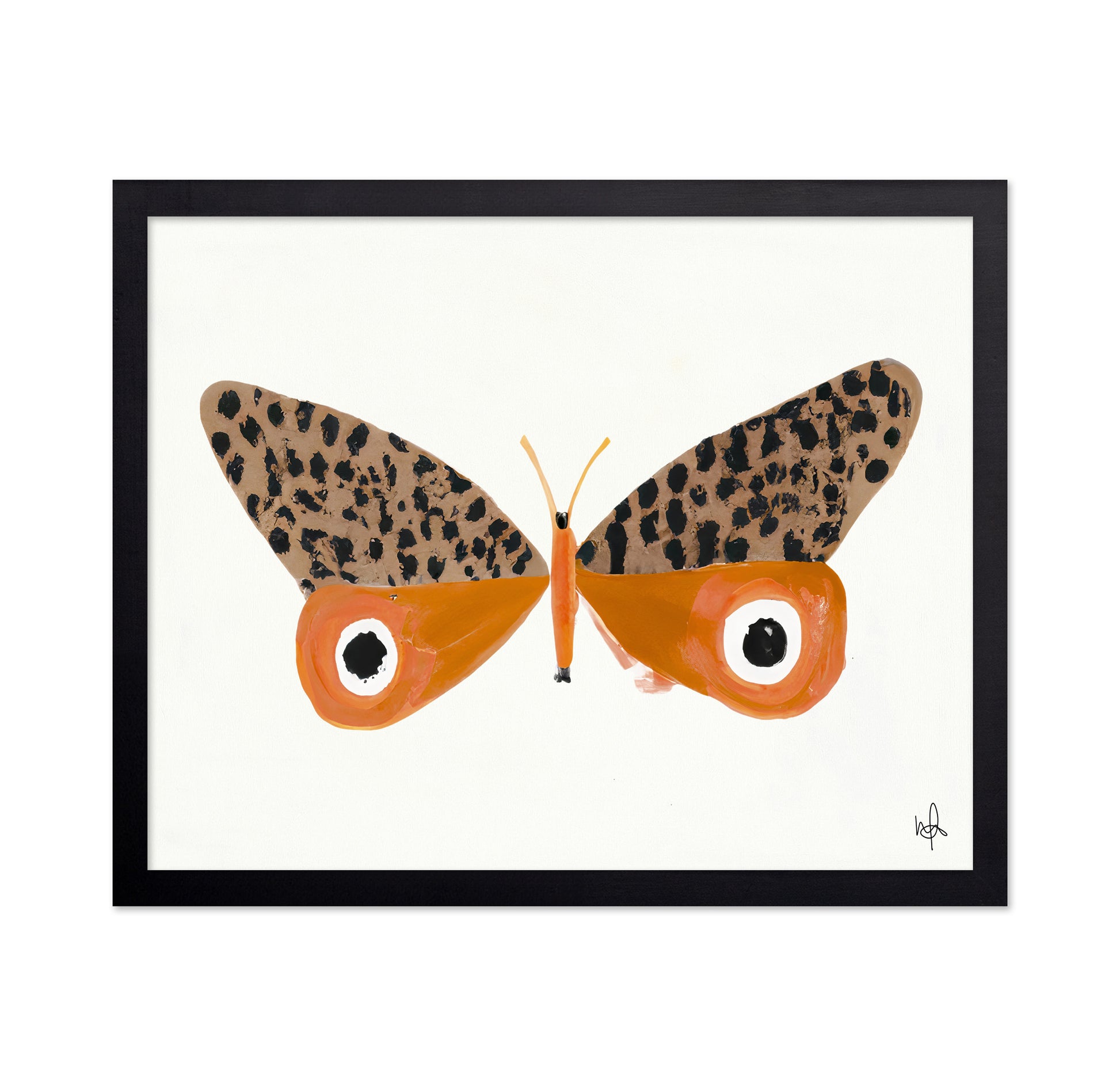 Abstract Butterfly Form