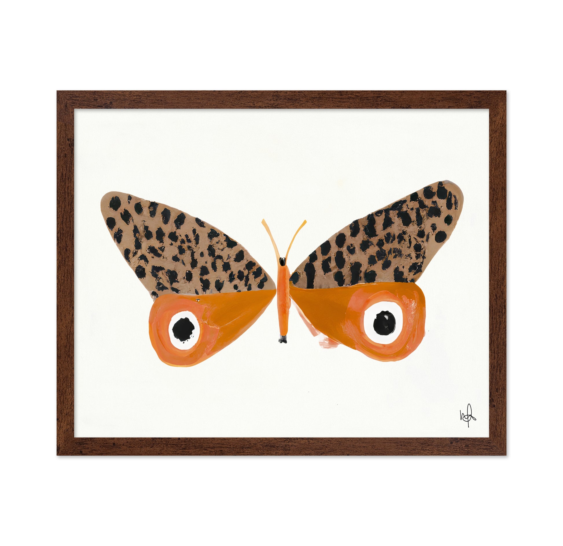 Abstract Butterfly Form