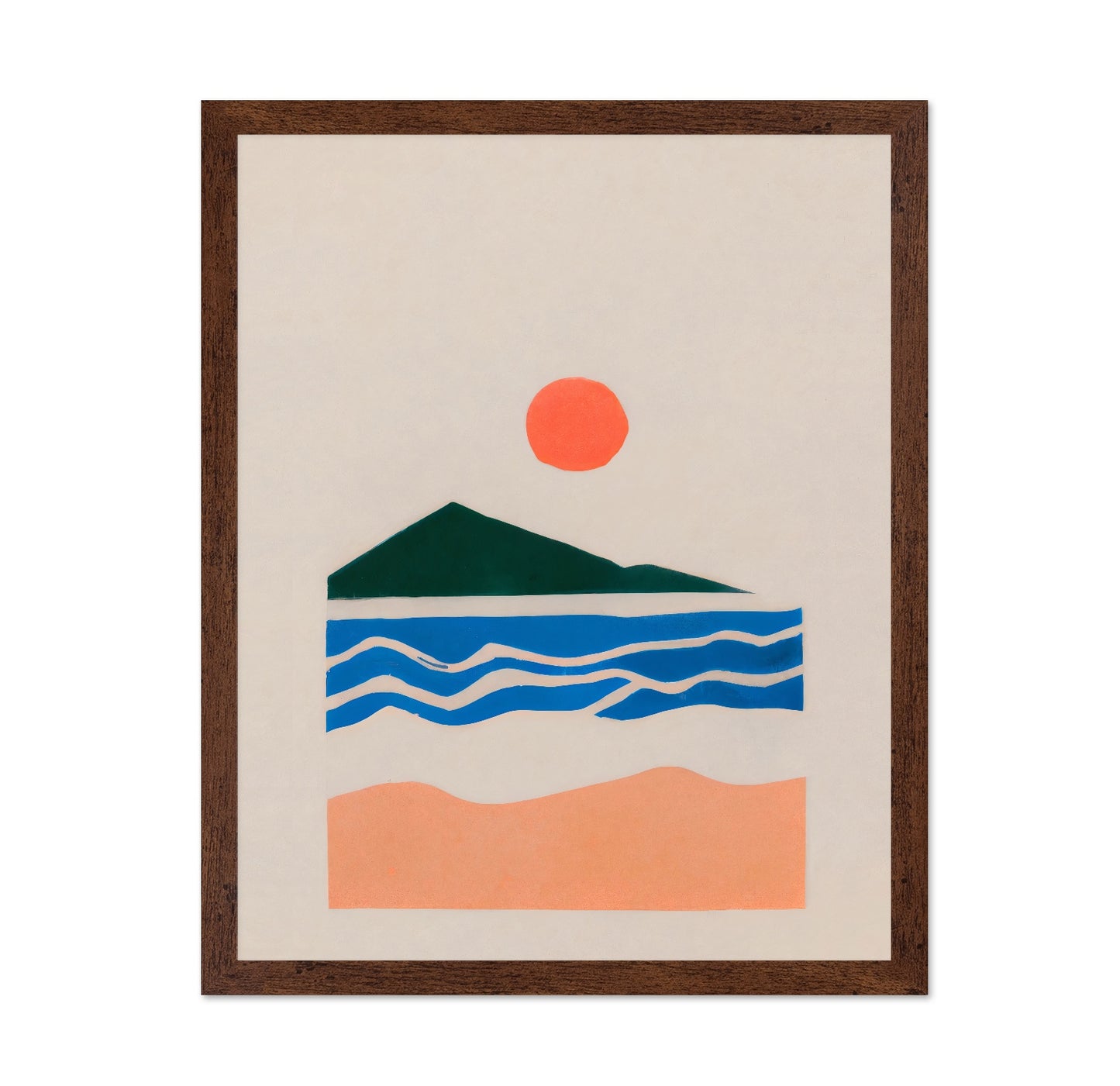 Minimal Coastal Sunset