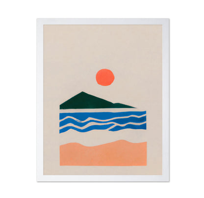 Minimal Coastal Sunset