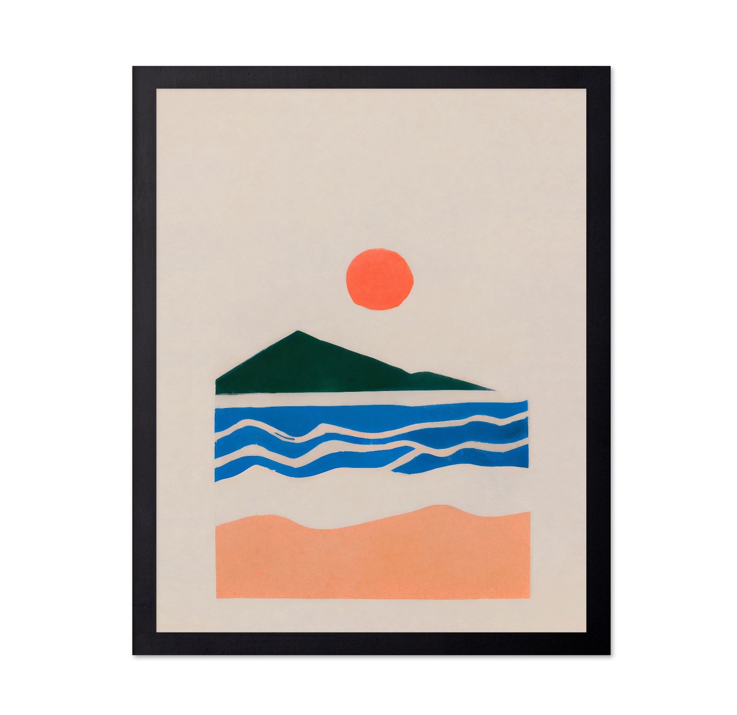 Minimal Coastal Sunset