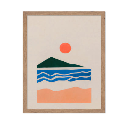 Minimal Coastal Sunset