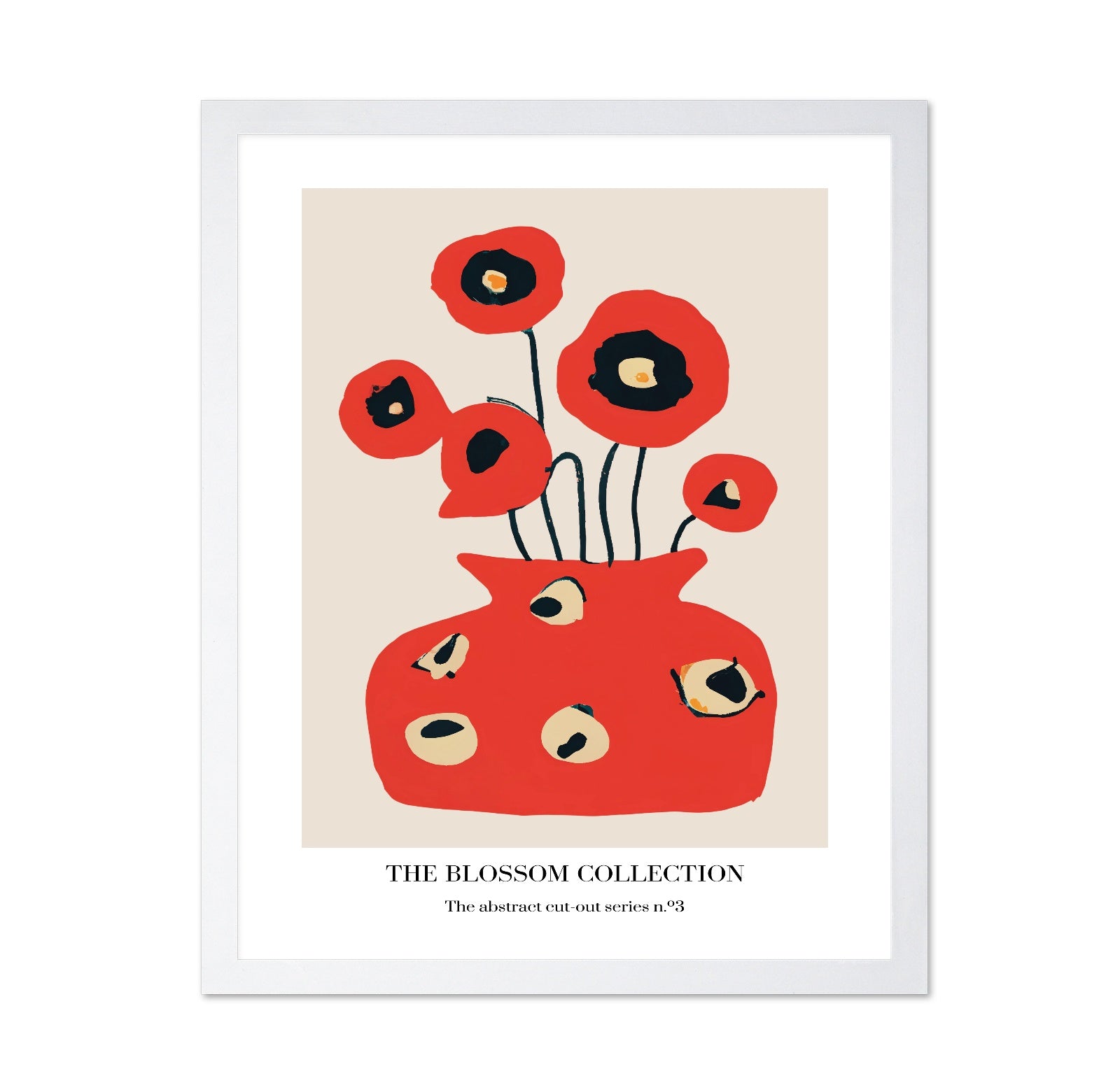 Red Blossom Vase