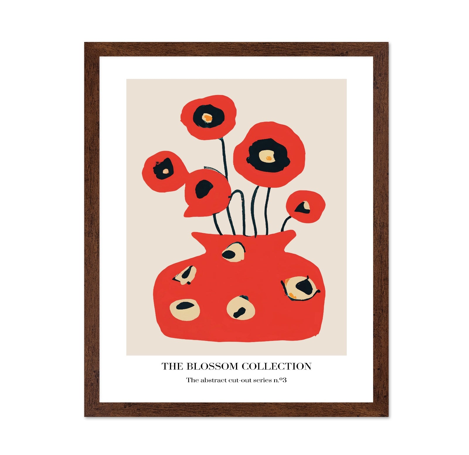 Red Blossom Vase