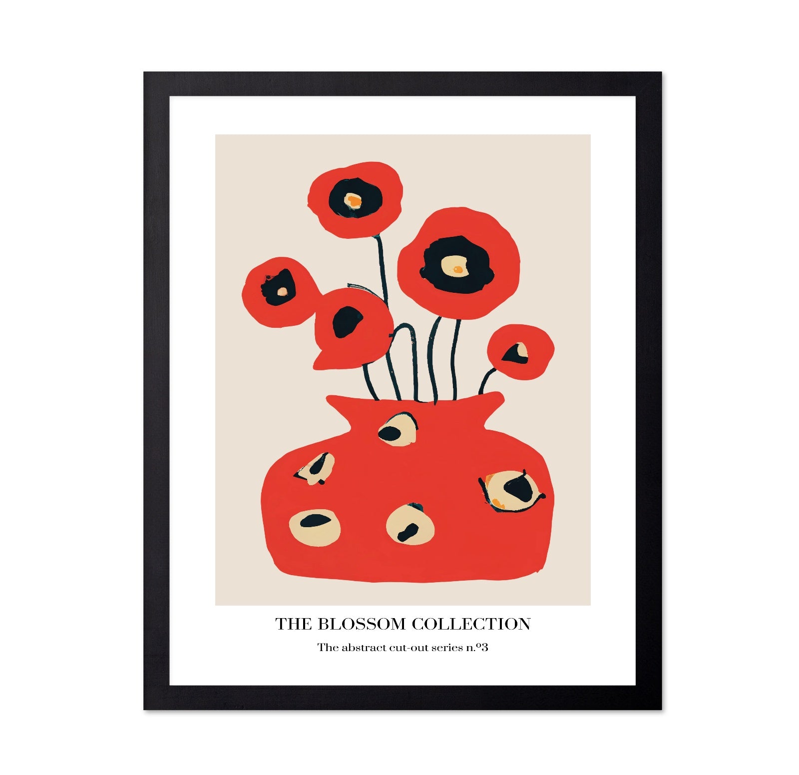Red Blossom Vase