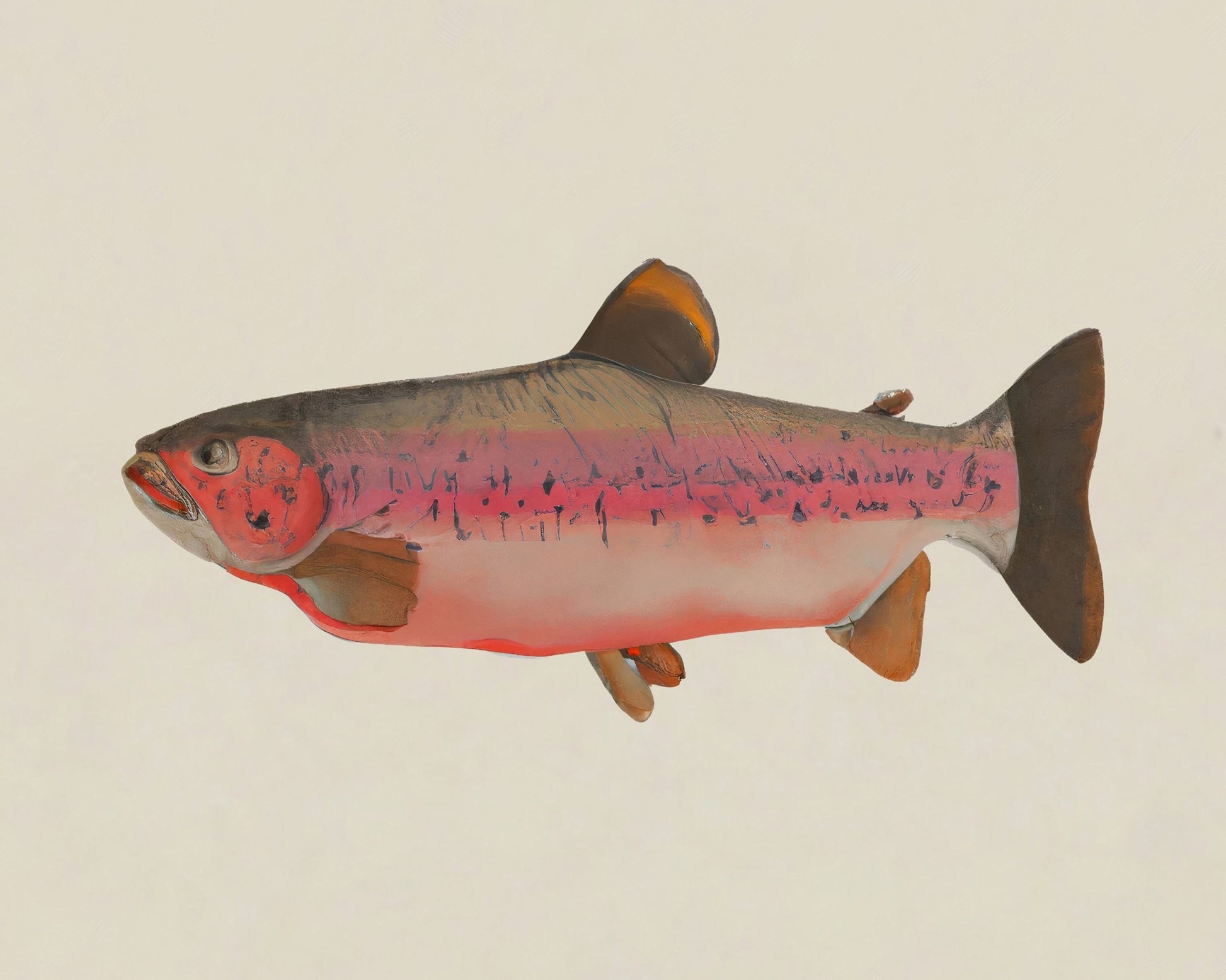 Rustic Salmon Study