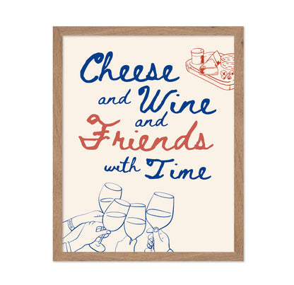 Cheese Wine Friends