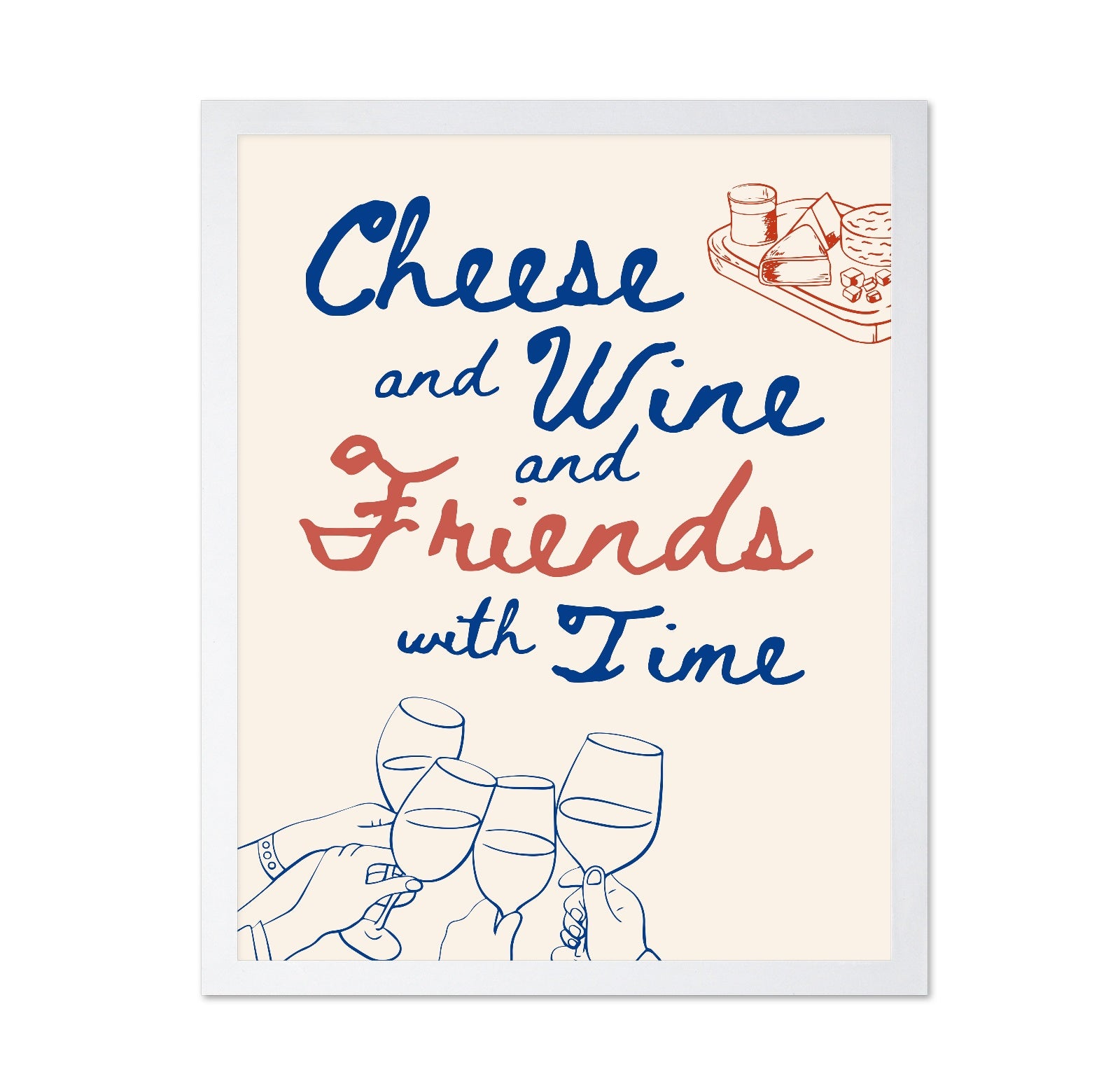 Cheese Wine Friends