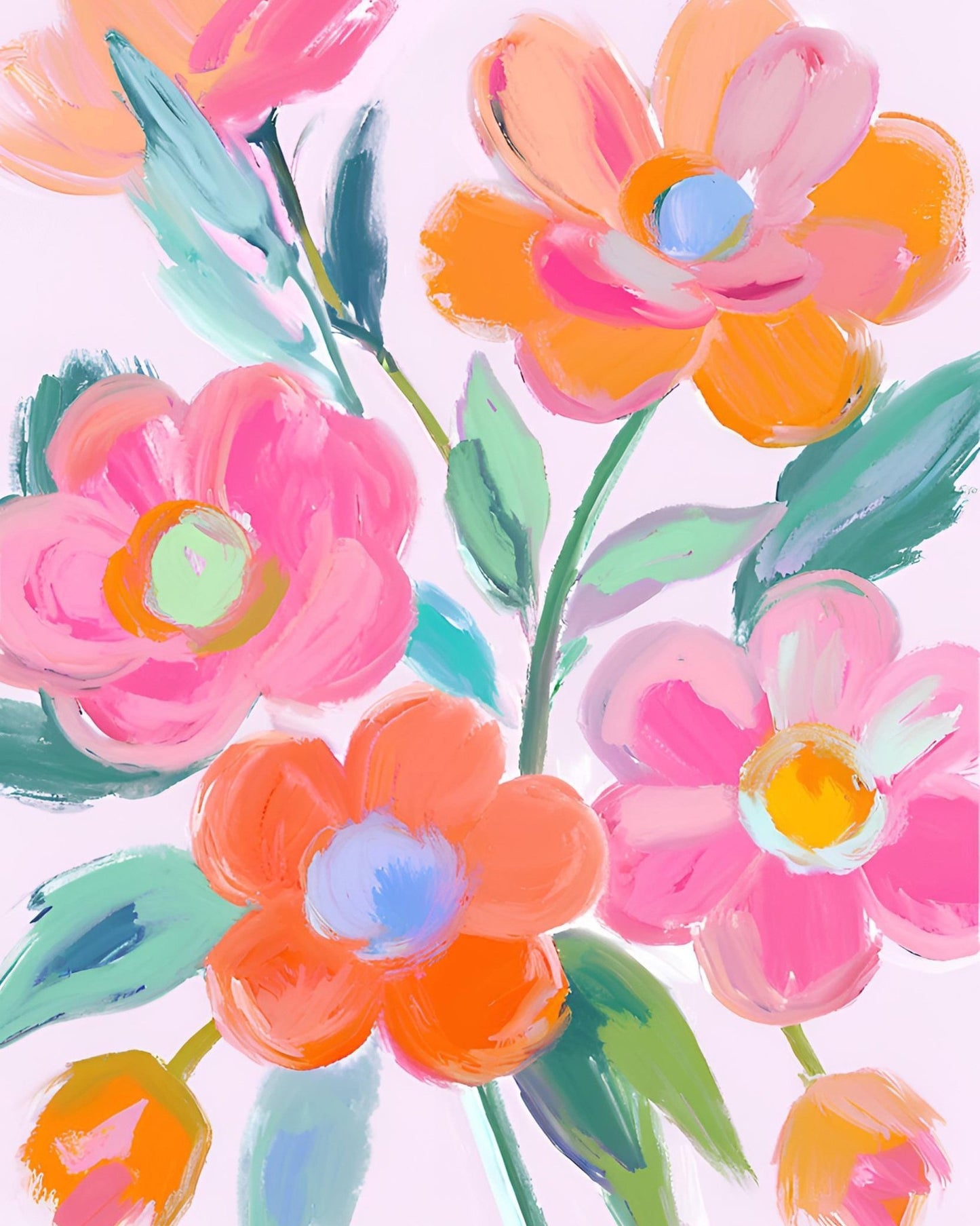 Abstract Floral Burst No1