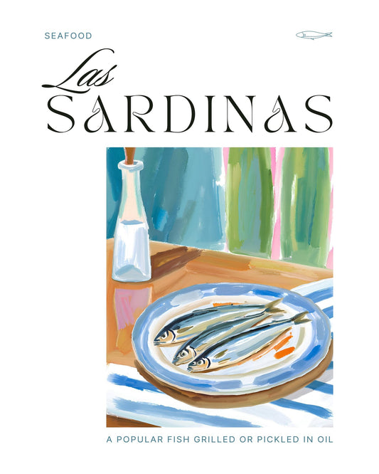 Sardine Plate Still Life No1