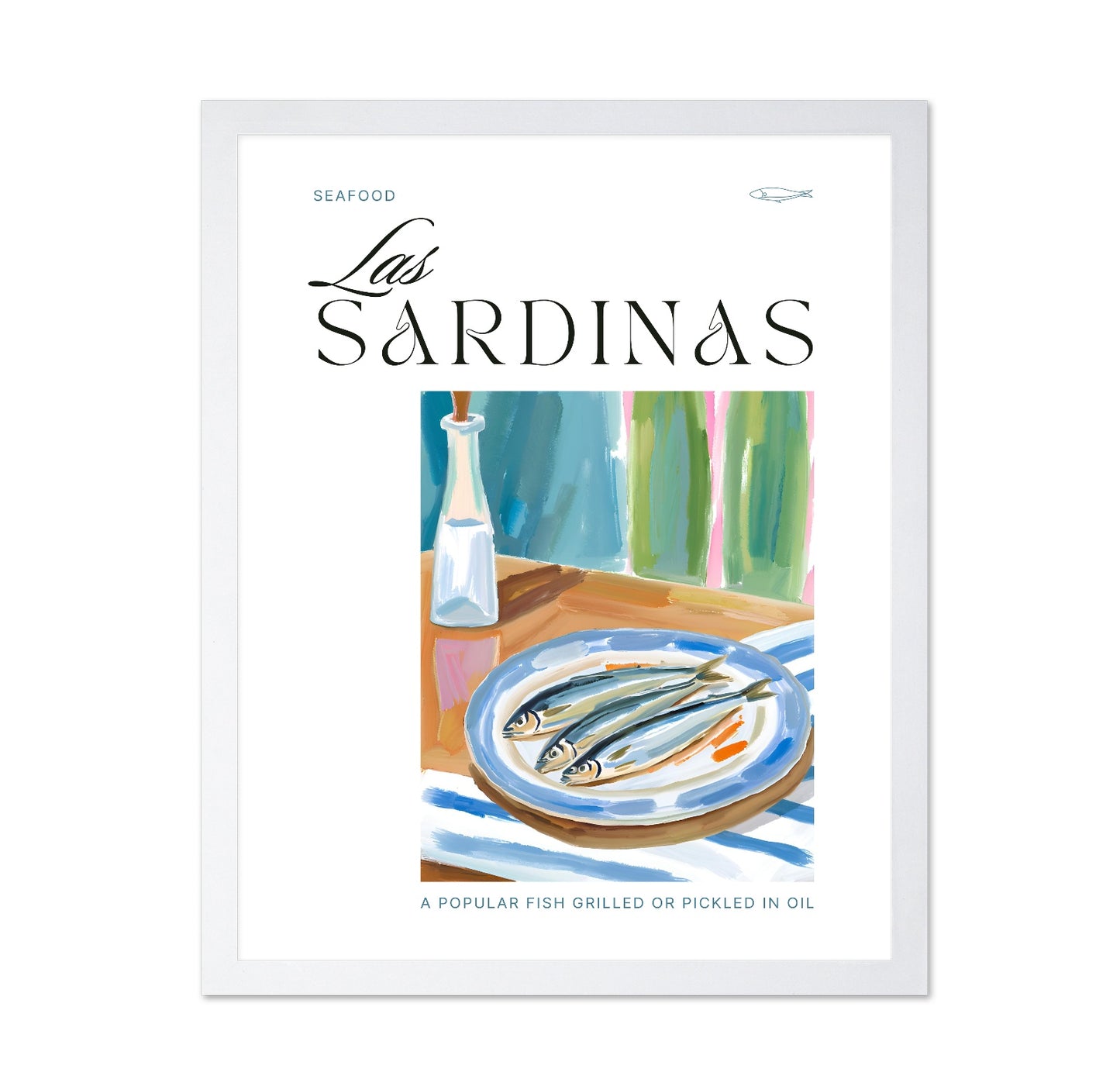 Sardine Plate Still Life No1