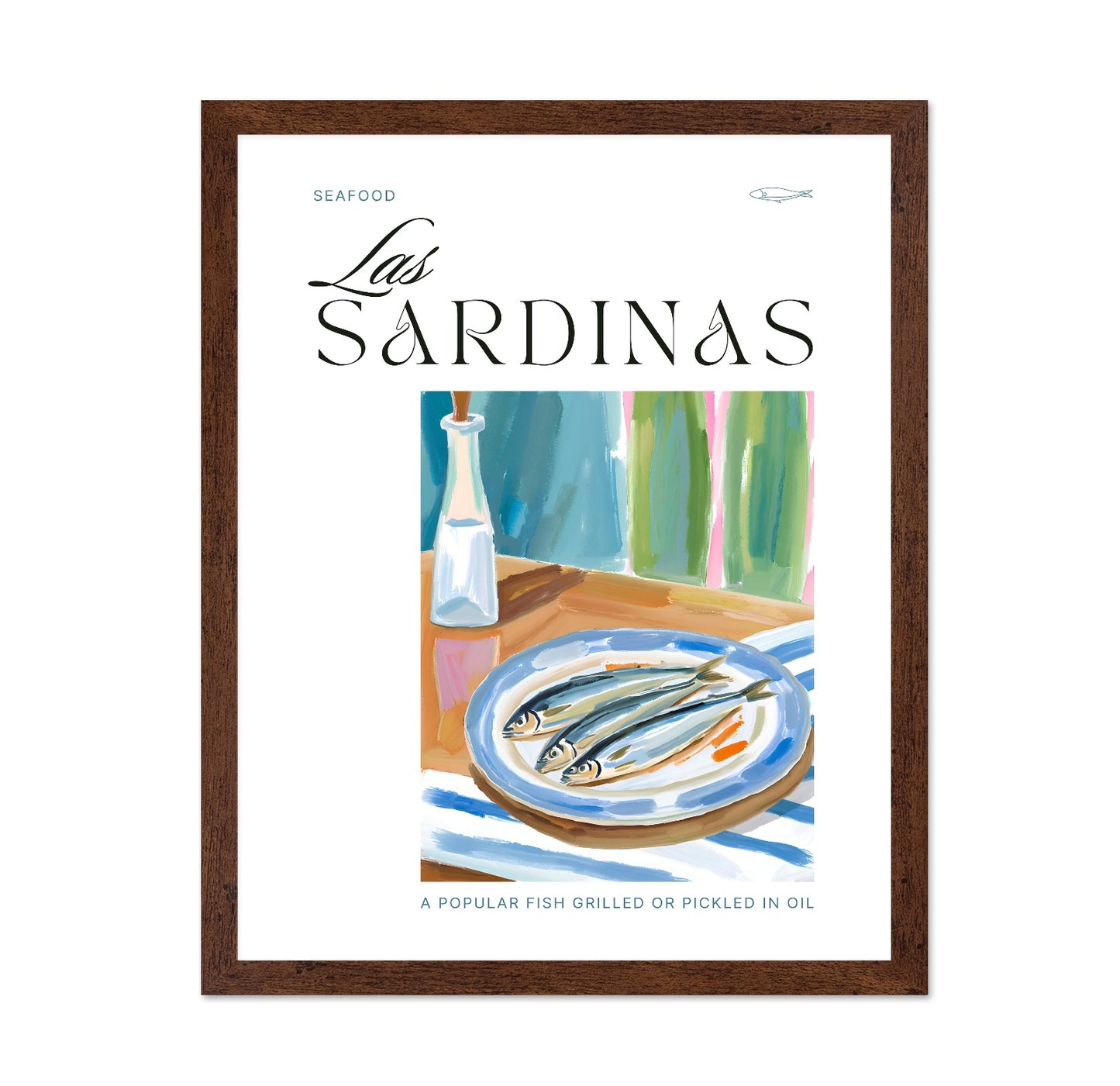 Sardine Plate Still Life No1