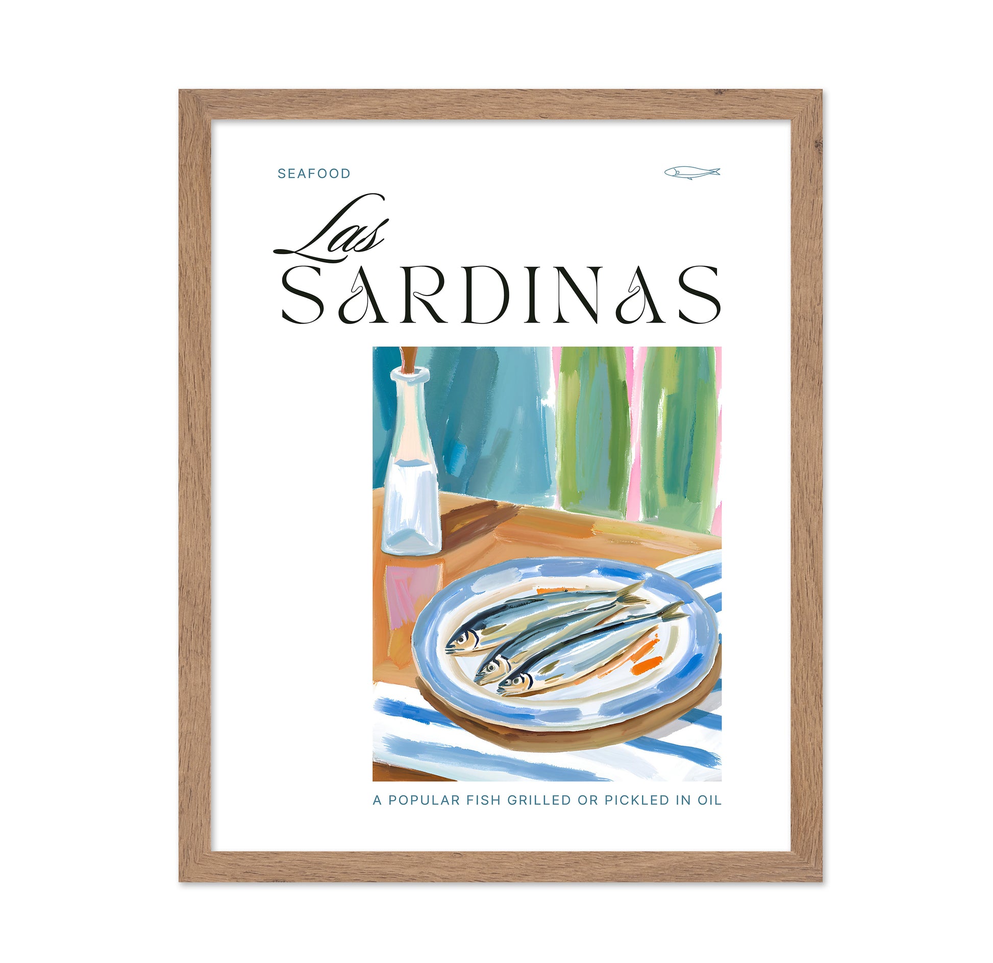 Sardine Plate Still Life No1