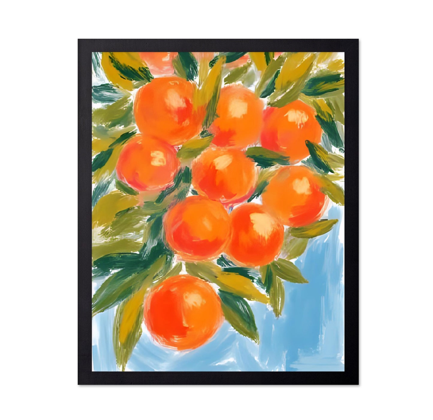 Orange Tree Painting