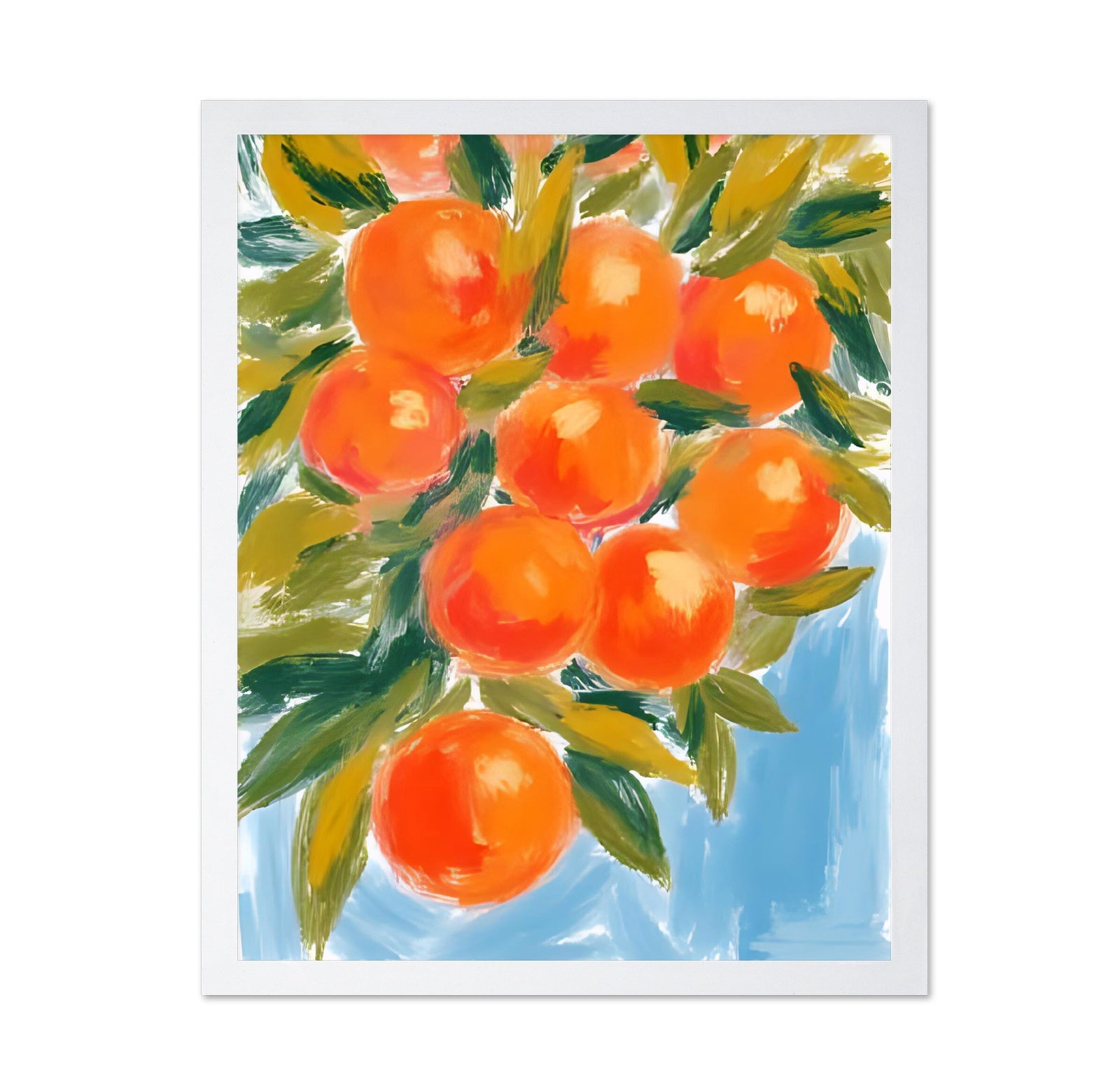 Orange Tree Painting