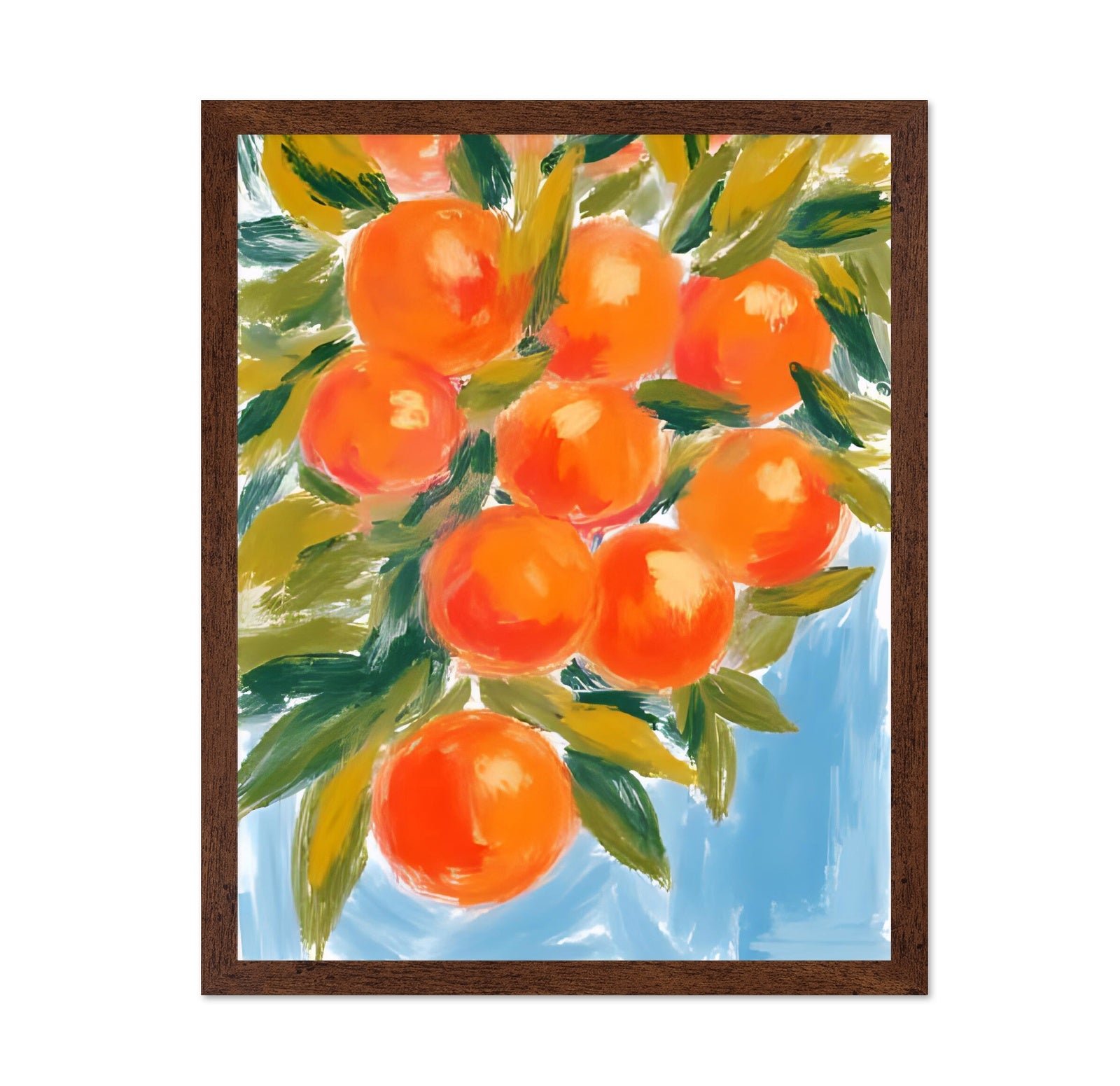 Orange Tree Painting