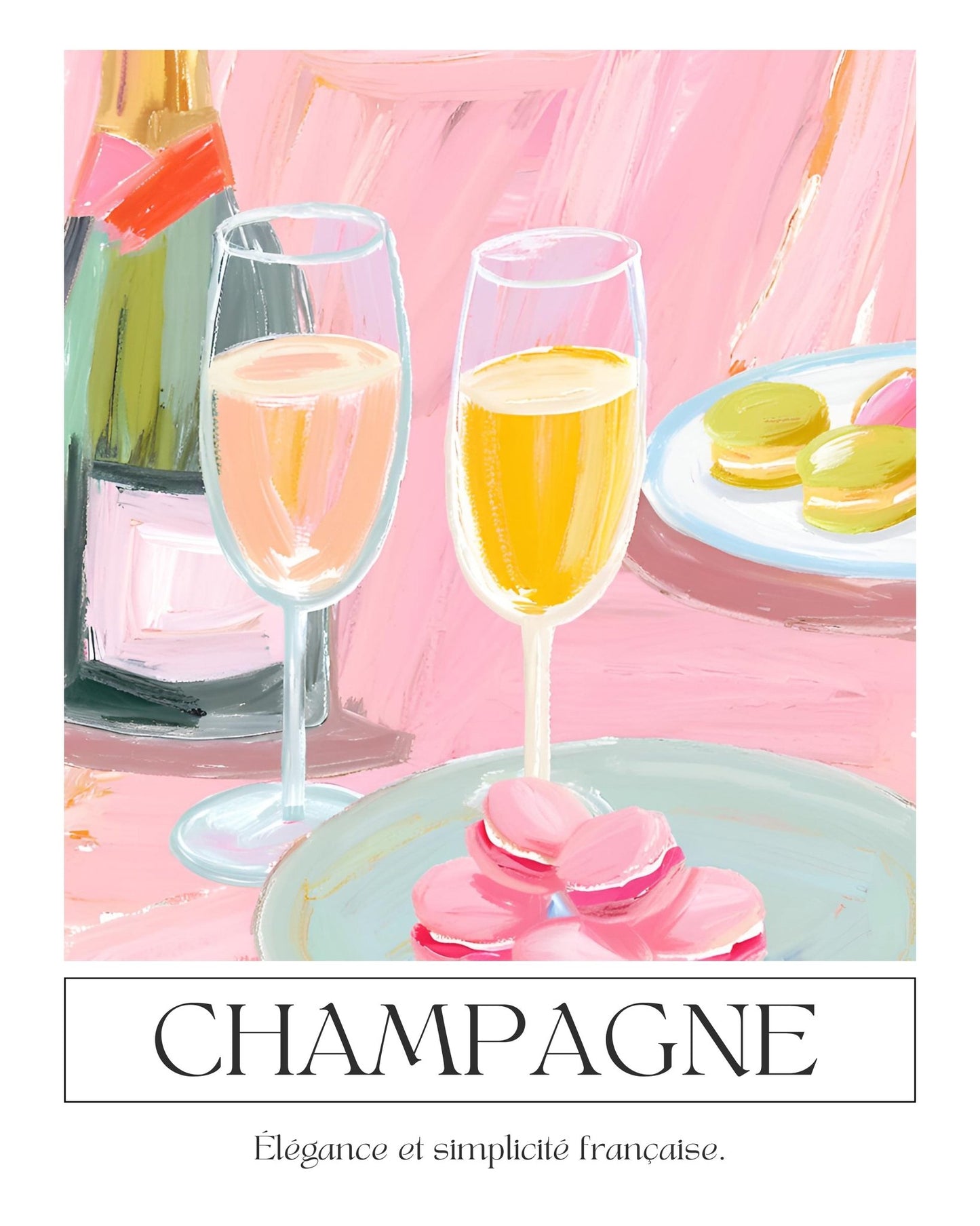 Champagne And Macarons