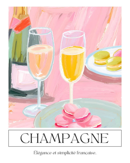 Champagne And Macarons