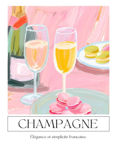 Champagne And Macarons