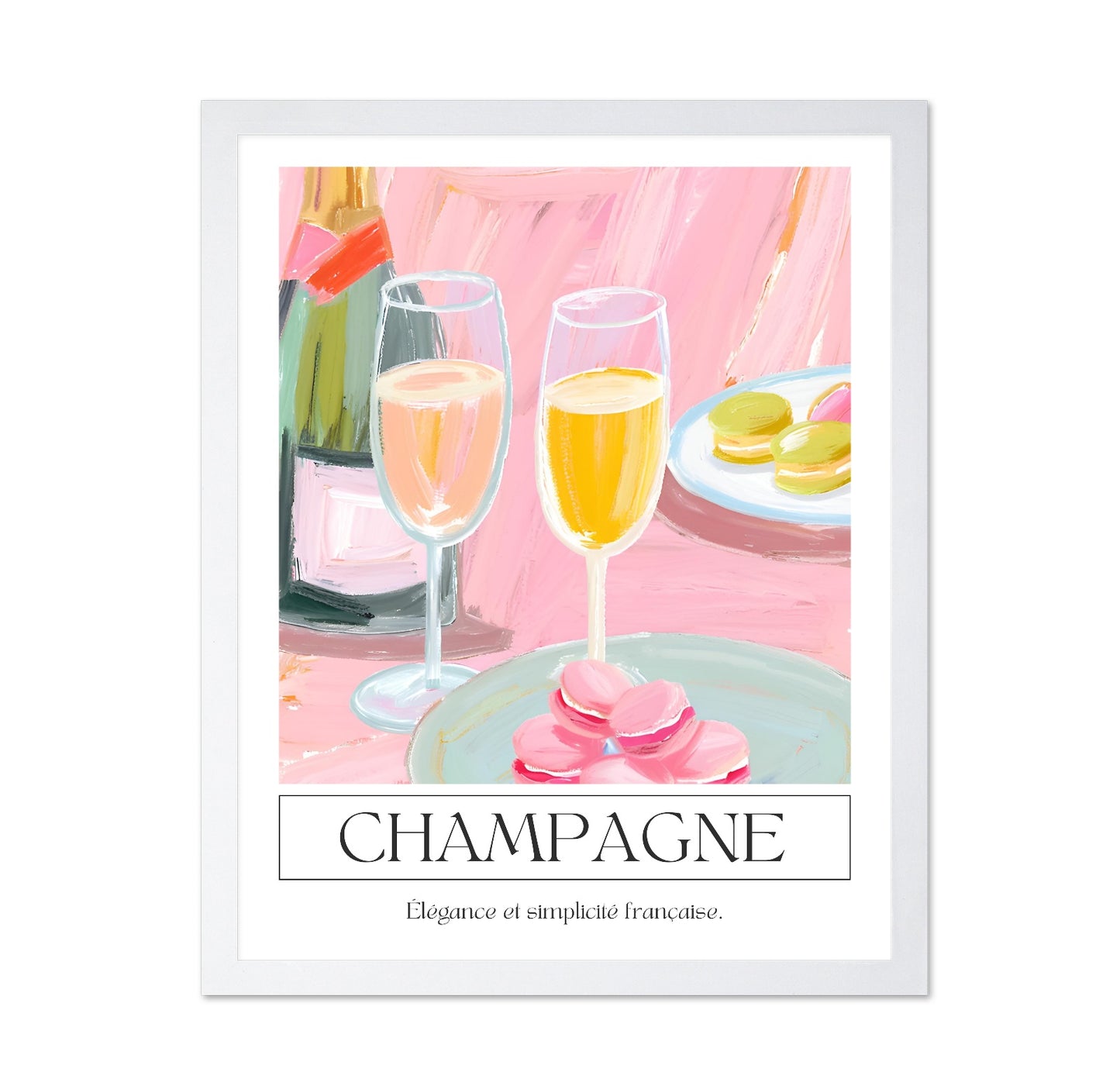 Champagne And Macarons