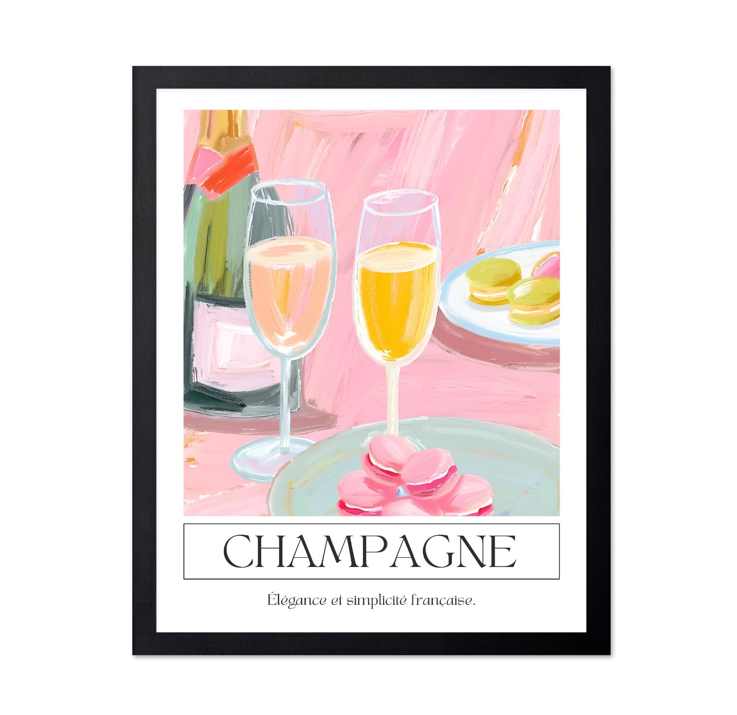 Champagne And Macarons