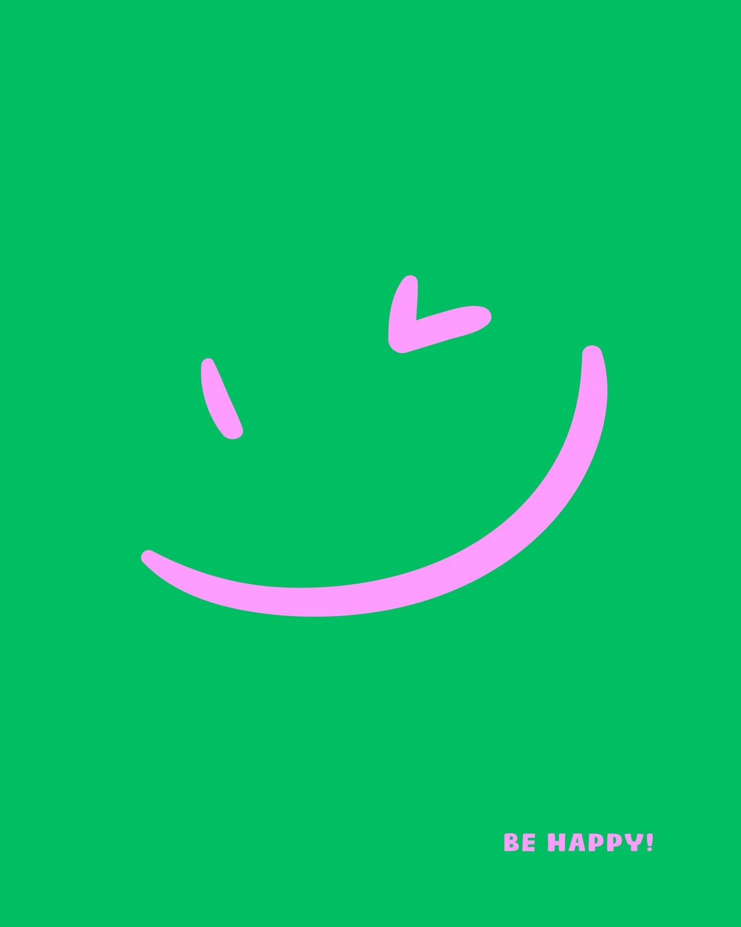 Happy Face Green