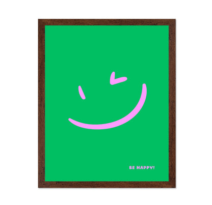 Happy Face Green
