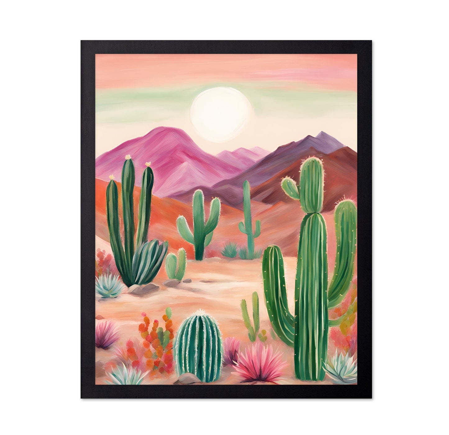 Colorful Desert Cactus