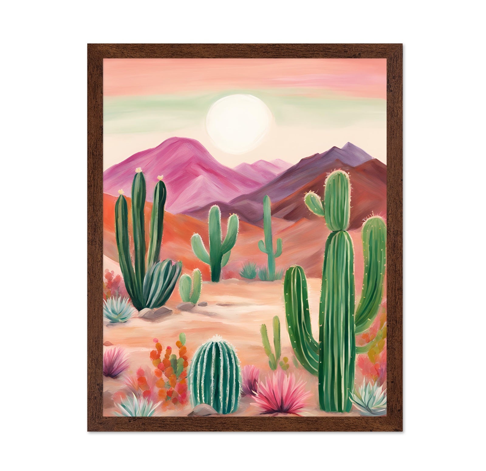 Colorful Desert Cactus