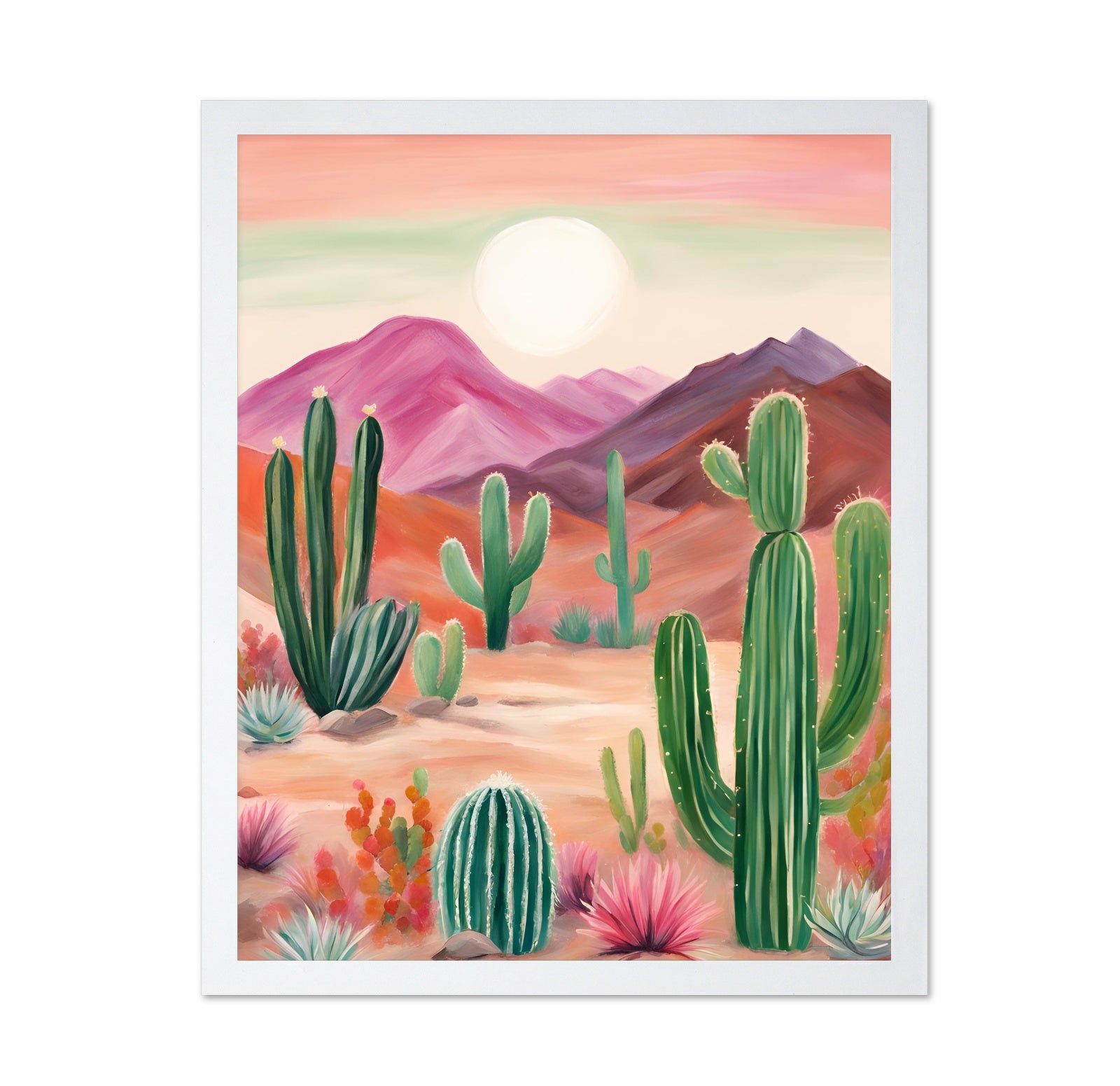 Colorful Desert Cactus