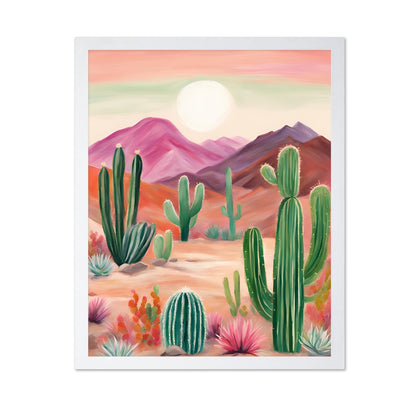 Colorful Desert Cactus