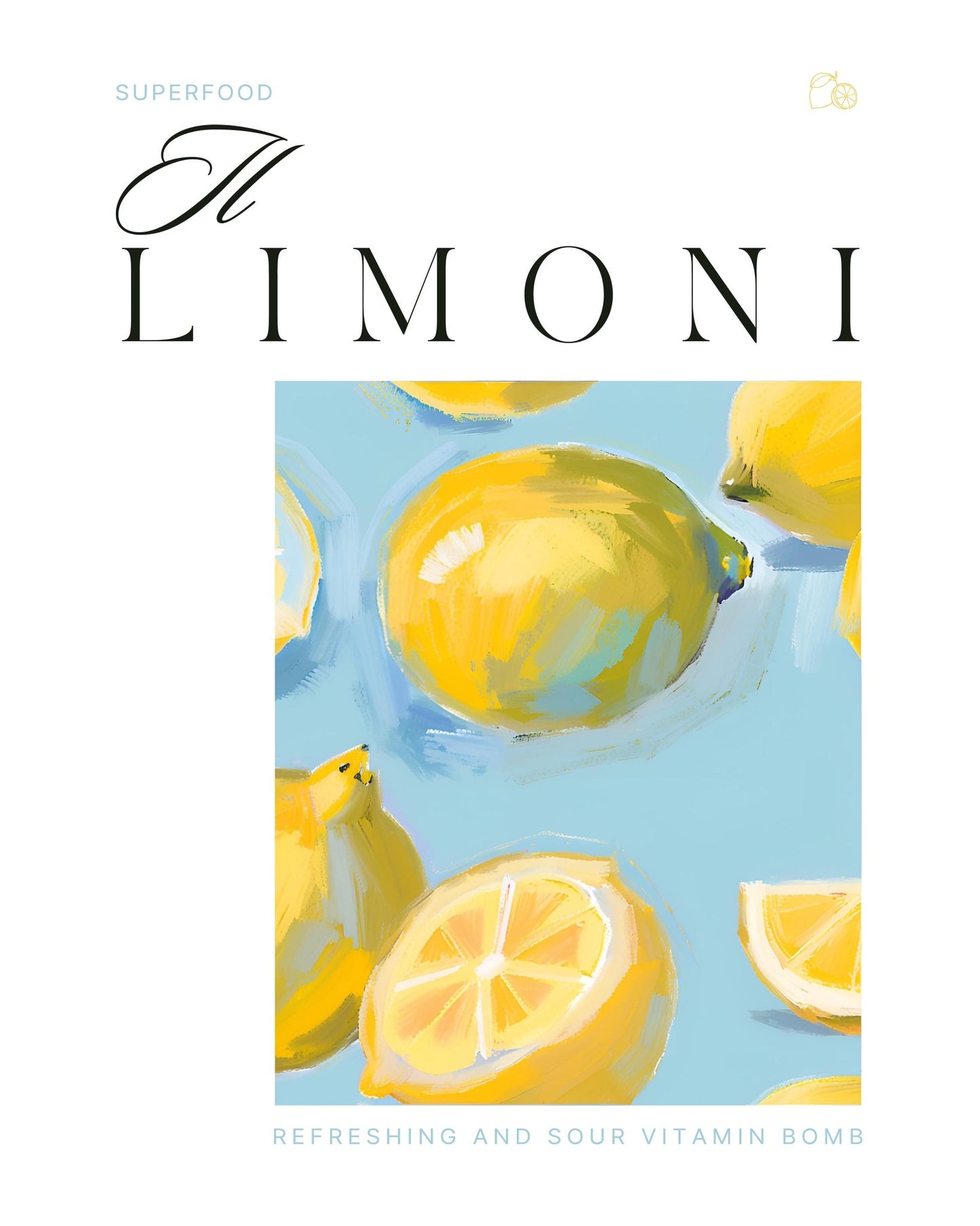 Fresh Lemon Poster