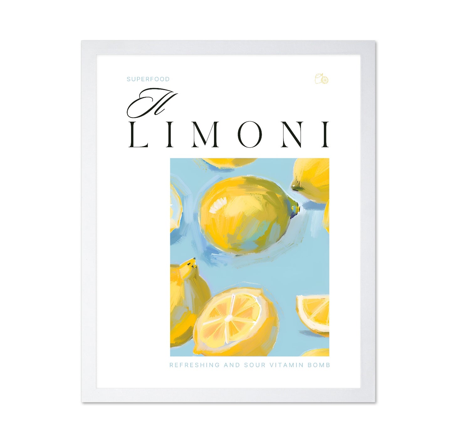 Fresh Lemon Poster